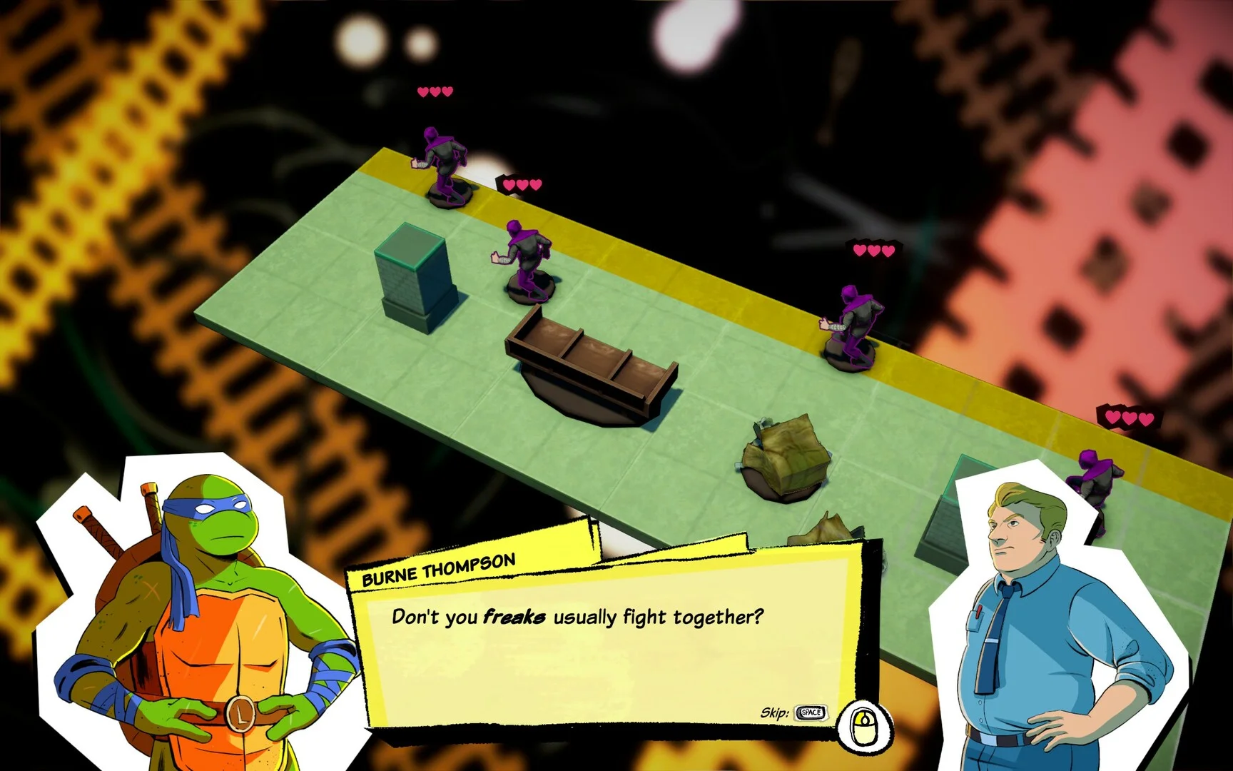 Teenage Mutant Ninja Turtles: Tactical Takedown – offizieller Screenshot